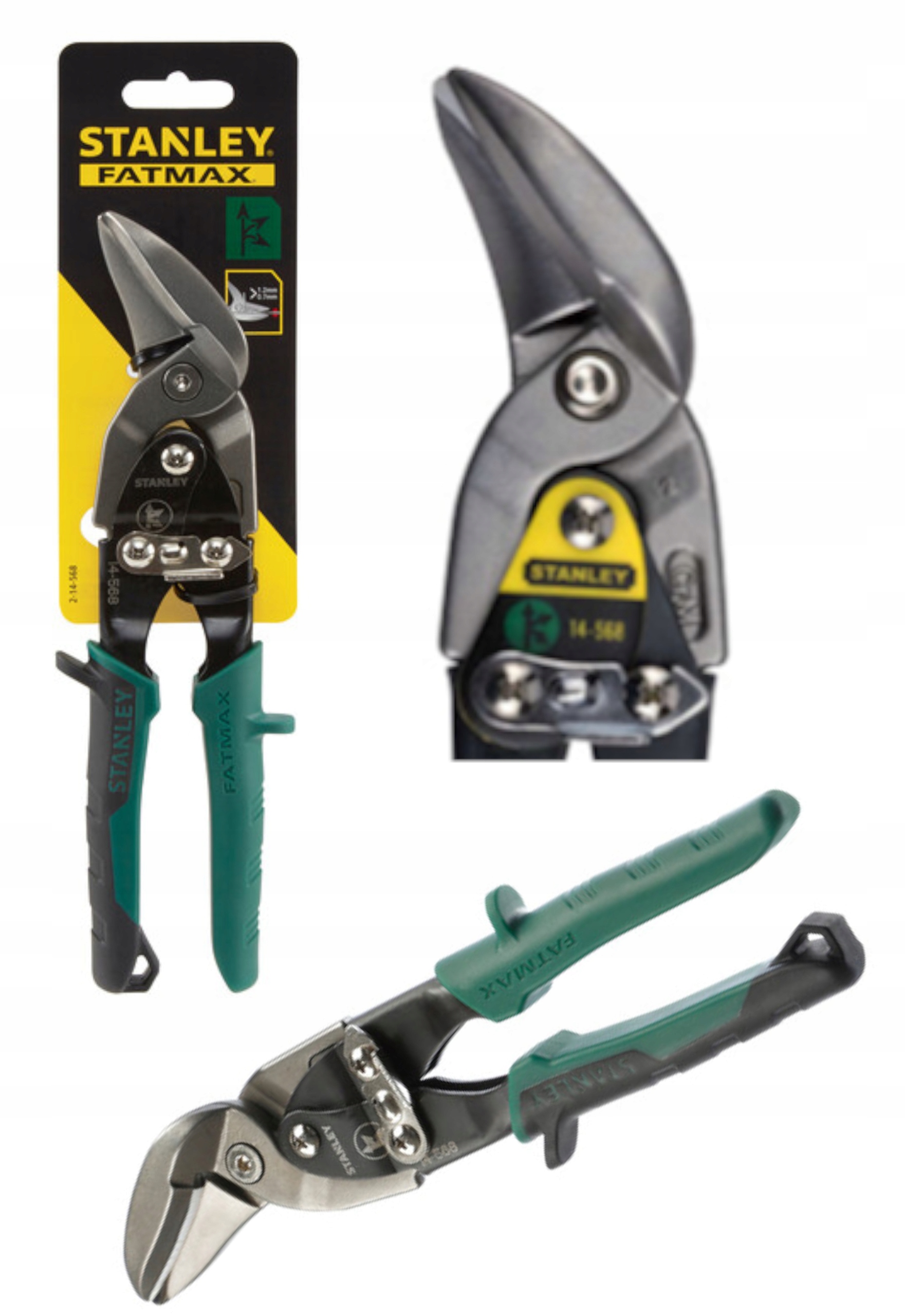 STANLEY-FATMAX-NOZYCE-DO-BLACHY-PRAWE-2-14-568 Stanley FATMAX makaze za lim desne - Slika 1