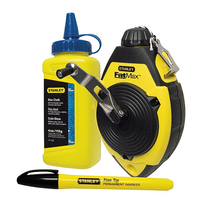 Stanley Schlagschnur-Set FatMax 30m 0-47-681 Stanley 0-47-681 FatMax plavi set krede od 30 m s markerom - Slika 1