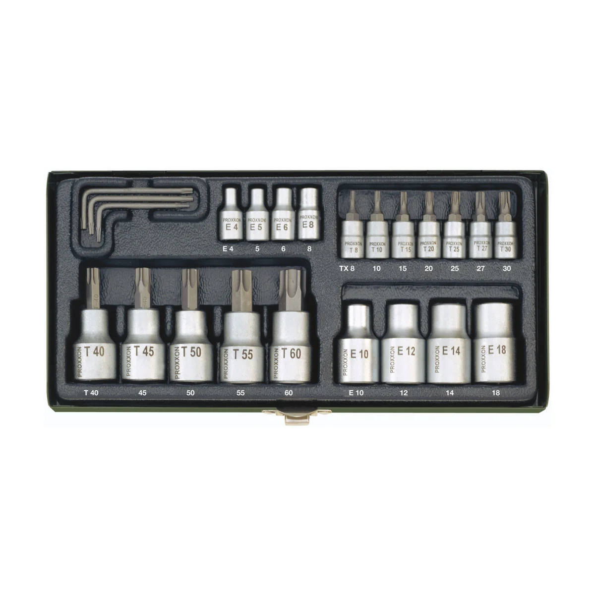 proxxon-23102.jpg PROXXON set nasadnih ključeva gedore 1/2″ 1/4″ PX23102 - Slika 1