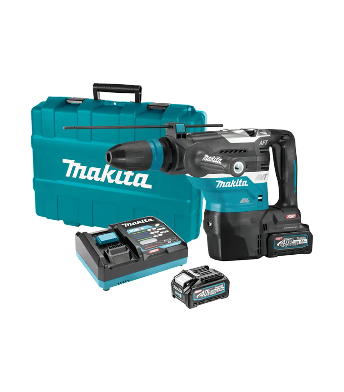 001-xgt-makita-hr005gm202 XGT MAKITA 40V - Aku čekić bušilica HR005GM202 XGT 40V SDS Max 8.0J - Slika 1