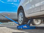 SMART 2.5T niskoprofilna hidraulična dizalica + guma - Slika 4
