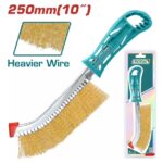 TOTAL ČETKA ČELIČNA 250M PVC RUČKA