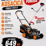Motorna kosačica EAGLE 3111 V + Motorni trimer AGM 430