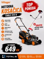Motorna kosačica EAGLE 3111 V + Motorni trimer AGM 430