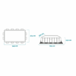 INTEX ultra XTR pravokutni bazen 549x274x132 cm - Slika 2