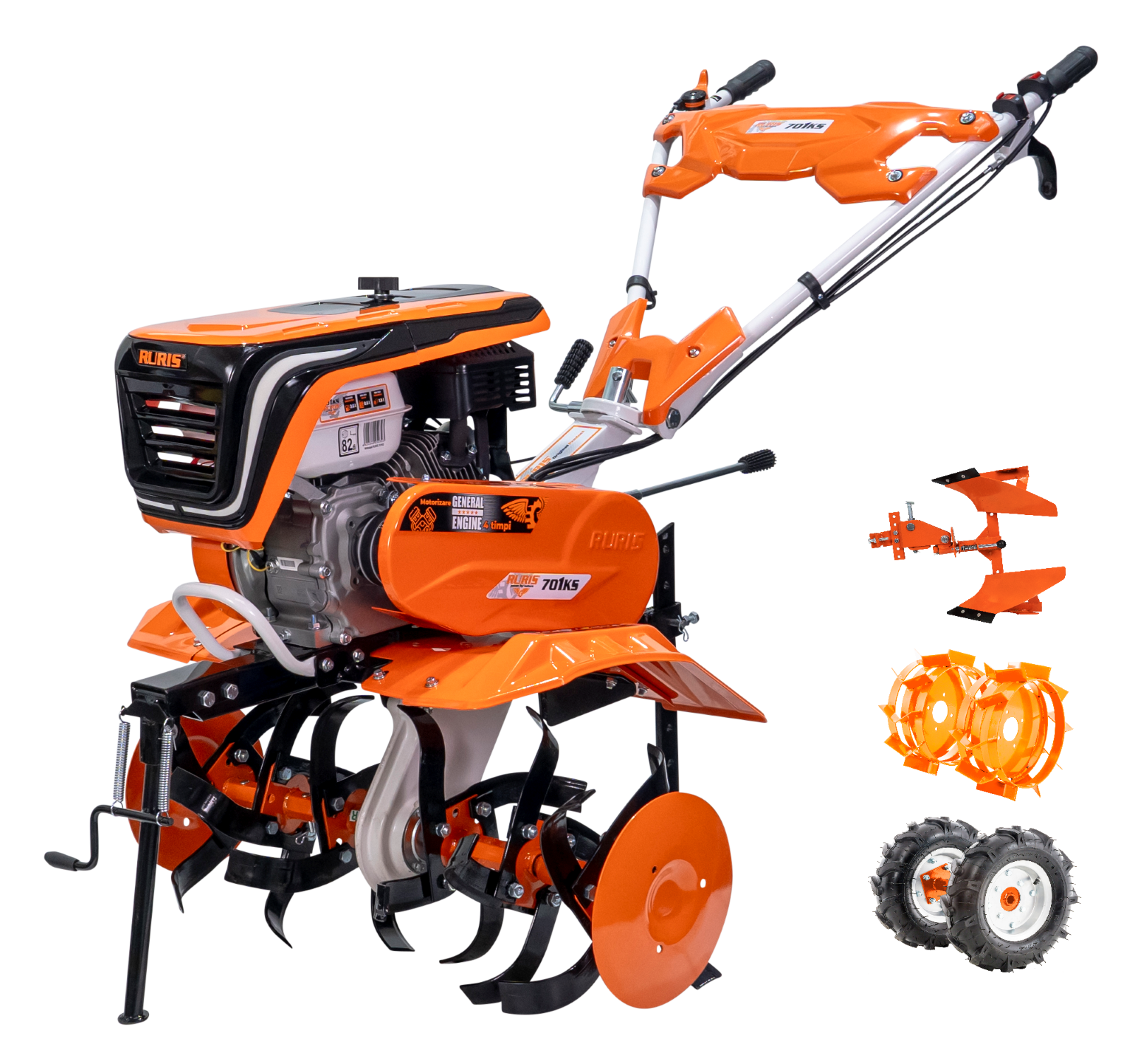RURIS-701KS-2024-01c Motorna kopačica kultivator freza RURIS 701KS - Slika 1