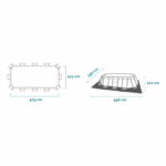 Intex bazen ovalni sa metalnom konstrukcijom Prism Frame 503x274x122 26796 - Slika 5