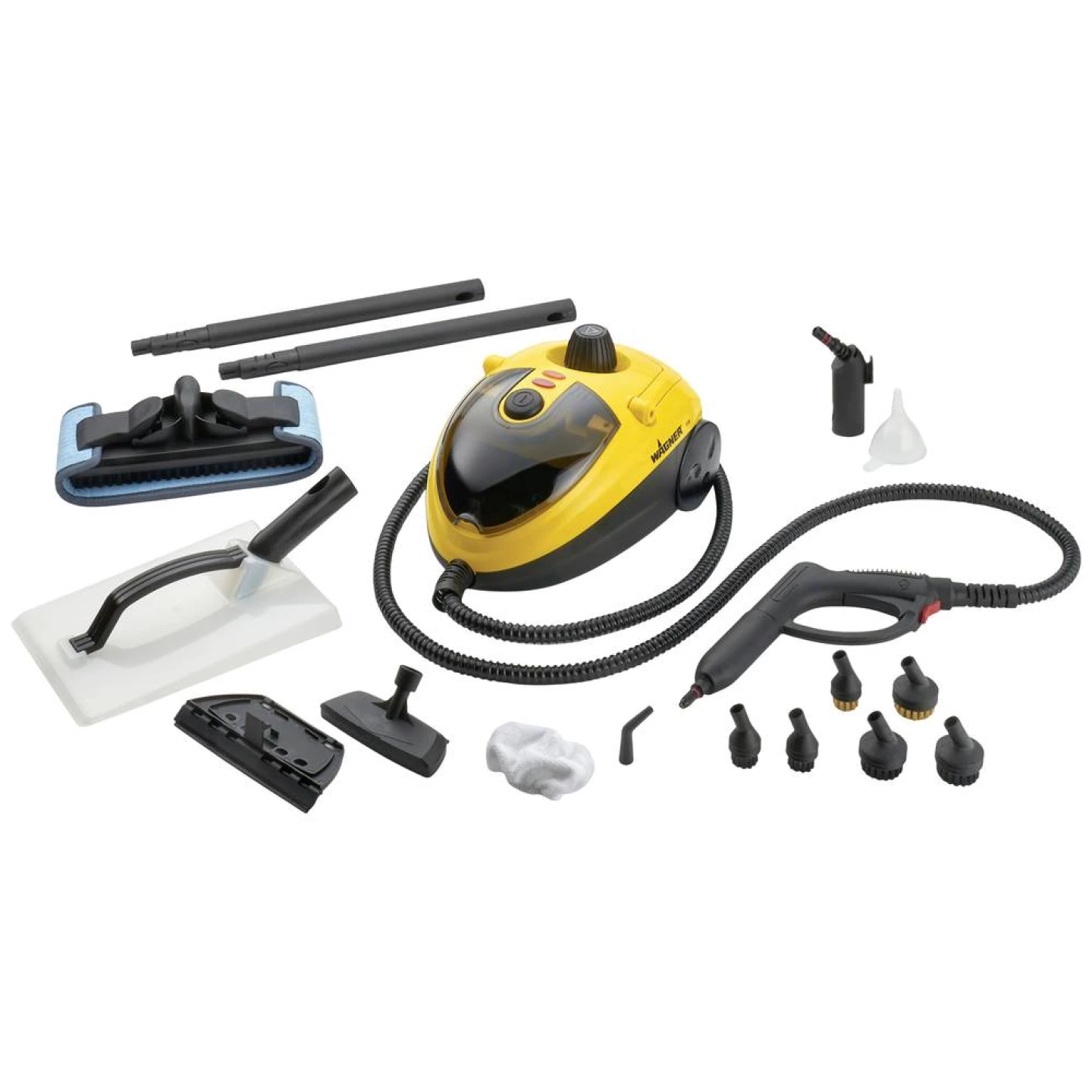 products--0a604e4c020c69f1c5c5434f44972767 Wagner Power Steamer 915e EU parni čistač 2452622 1500 W žuta, crna - Slika 1
