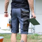 Lacuna radne hlače kratke MOVE FLEX sive - Slika 3