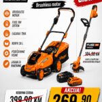 Fuse akumulatorska brushless kosacica Villager Villy 2020 E-1BCB  + trimer Villager BC 2320